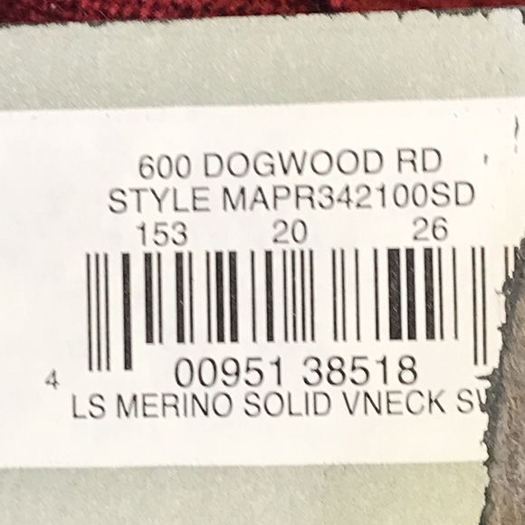 Apt.9 Mens Wool Blend Long Sleeve Sweater - Picture 10 of 10